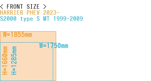 #HARRIER PHEV 2023- + S2000 type S MT 1999-2009